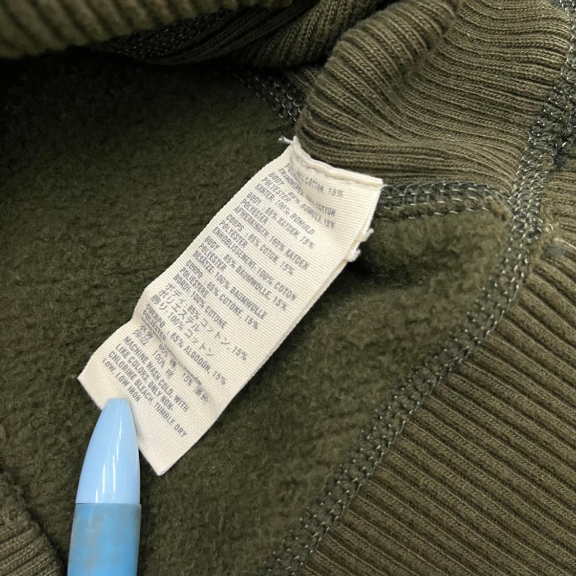 아베크롬비 카키 반집업 S 상품이미지6