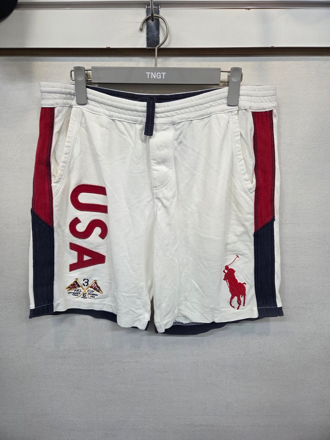폴로랄프로렌 빅포니 usa 패치 반바지 xl 대략 33 34 상품이미지1