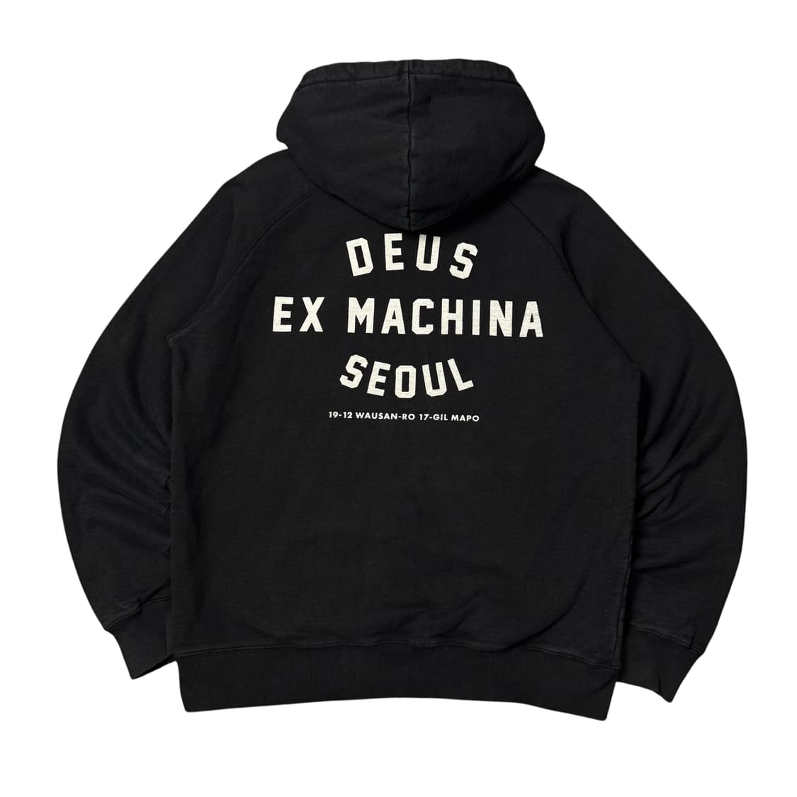 (L) 데우스 엑스 마키나 서울 챕터 후드티 블랙 상품이미지1