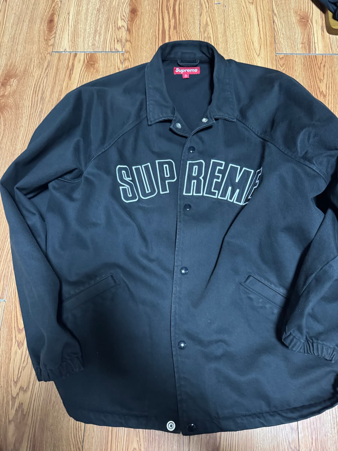 슈프림 아크 데님 코치자켓 블랙 24ss 상품이미지1