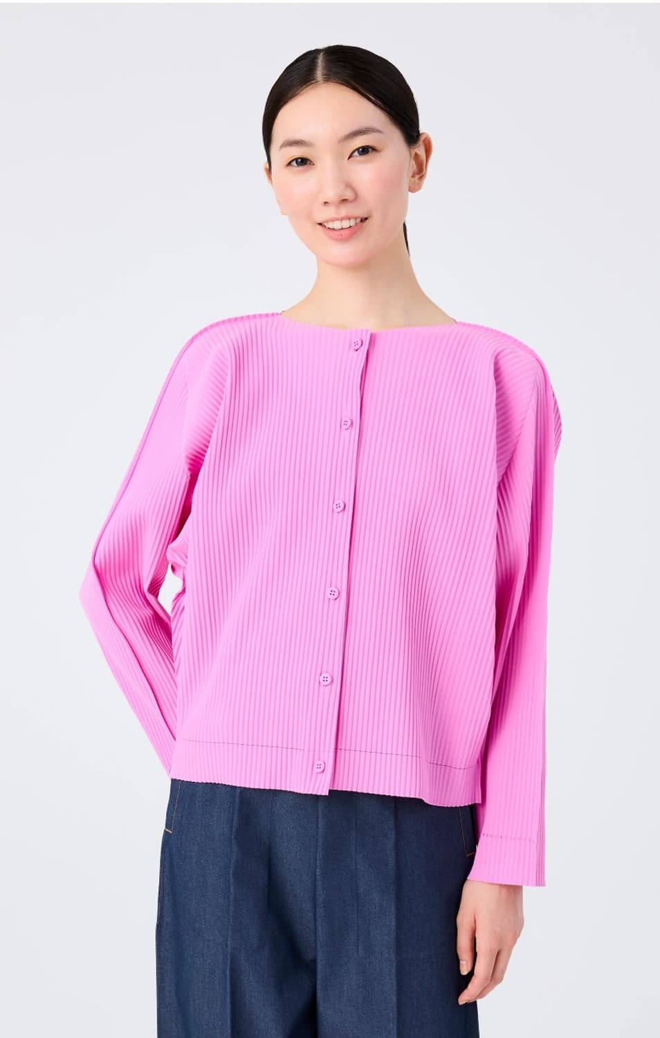 이세이미야케 FINE KNIT PLEATS 가디건 상품이미지10