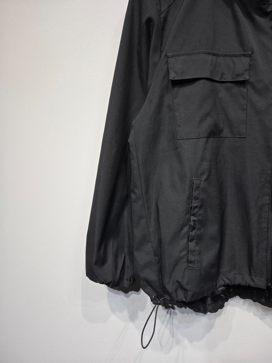 노앙 크루 (nohant crew) 블랙 후드 바람막이 자켓 상품이미지4