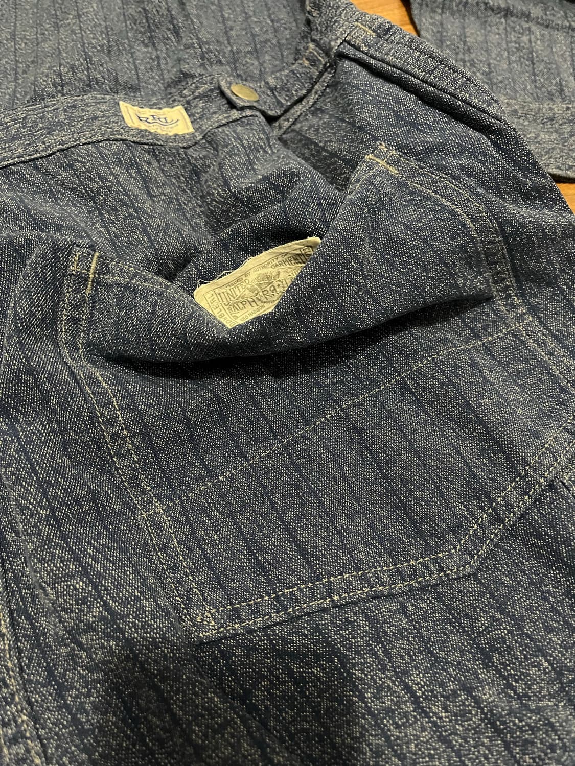 더블알엘 RRL 임브로이더 Jaspe 트윌 커버롤 점프수트 사이즈 L 상품이미지8