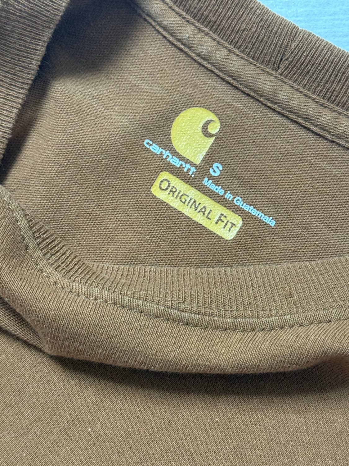 칼하트반팔(브라운) 상품이미지4