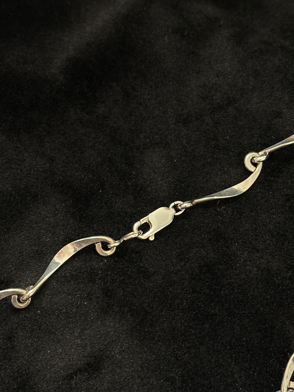 80~90s Twisted Link 925Silver Necklace 상품이미지4