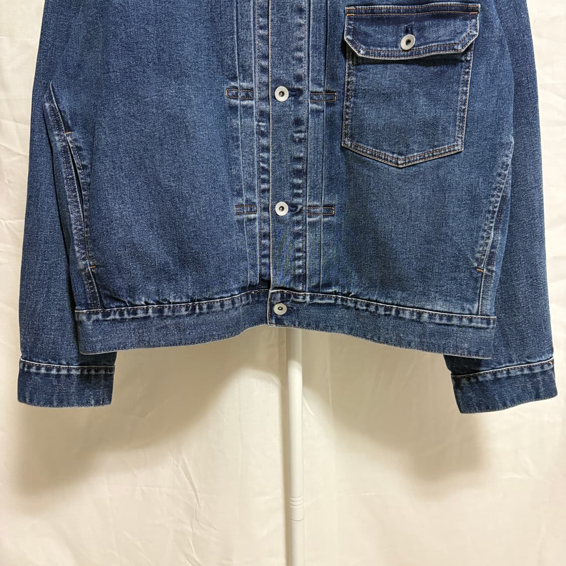 유니클로 1세대 데님 트러커 자켓 / 중청, L 상품이미지3