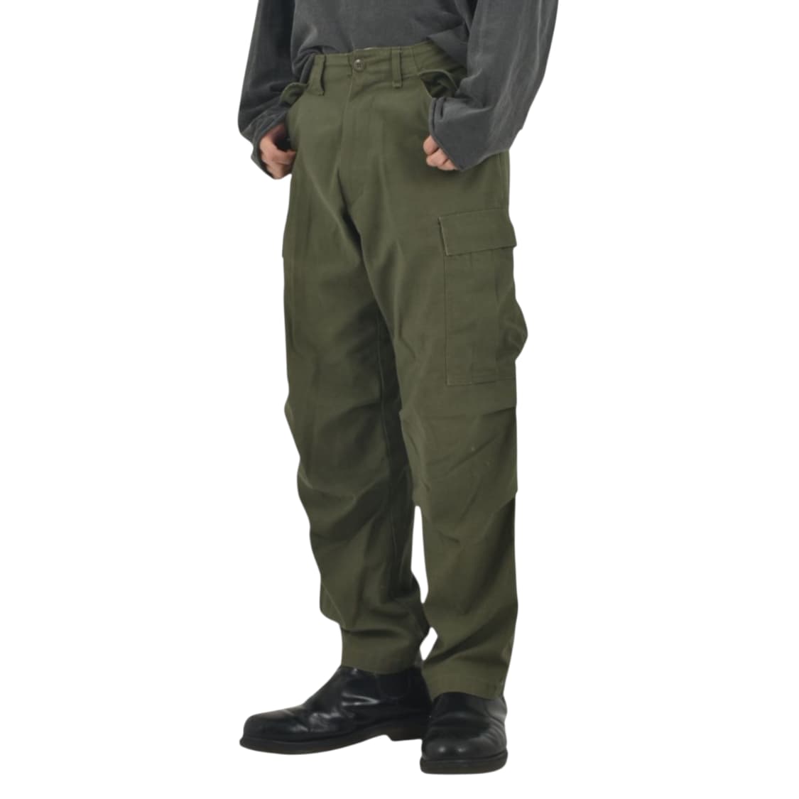 70S 오리지널 M65 미군 바지 밀리터리 팬츠 S N0476 상품이미지2