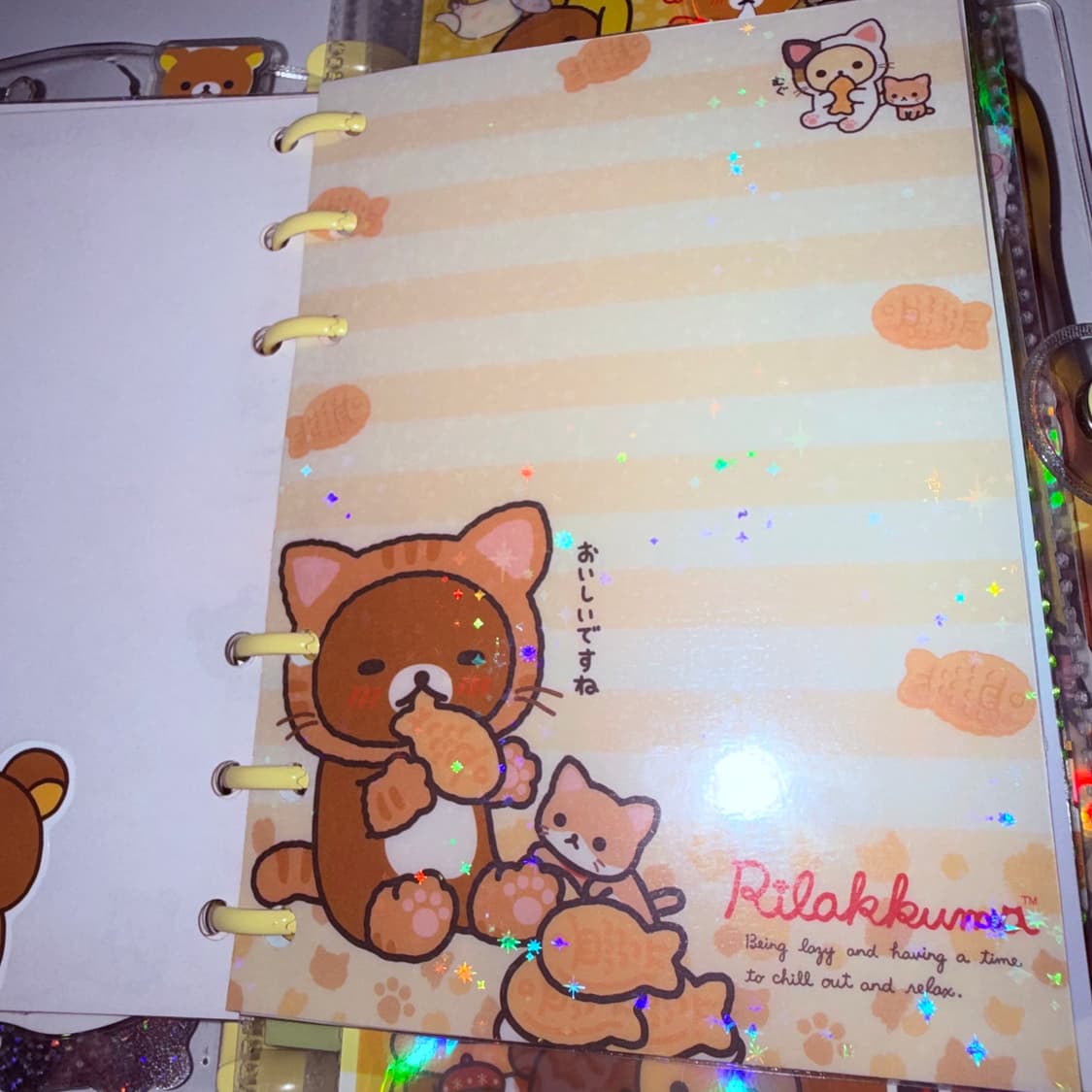 ✨리락쿠마 다이어리셋업/A6옐로우타입💛/66장 상품이미지4