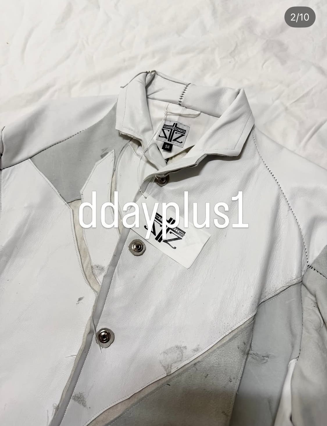 잠바렛 - 24FW 문스타 레더 프로토로지컬 아크타입 셔츠 자켓 상품이미지3