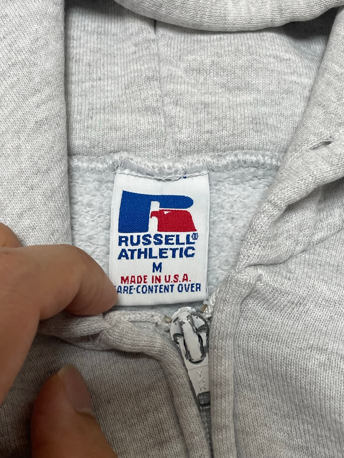 90s russell athletic hoodie zip 러셀 상품이미지3