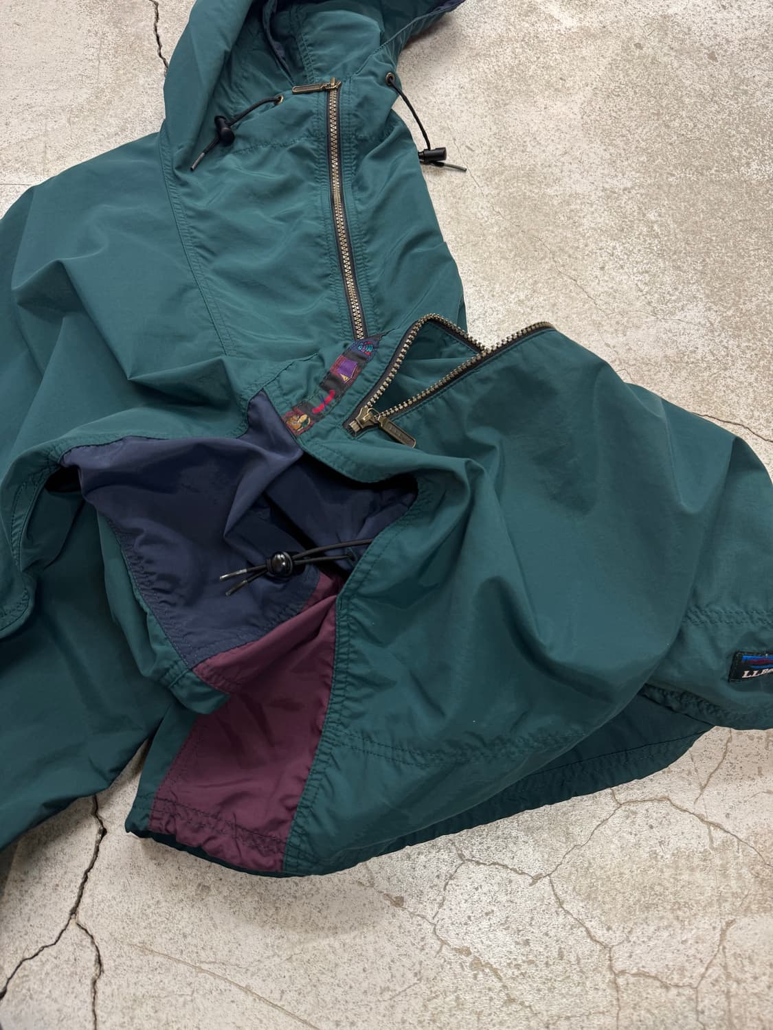 90s 엘엘빈 패커블 아웃도어 아노락 상품이미지8