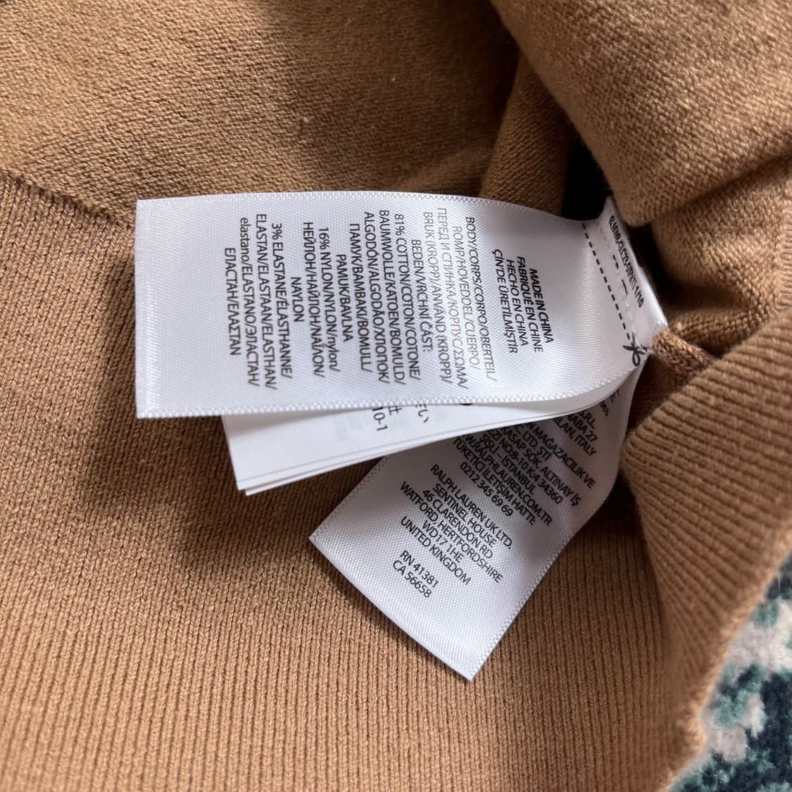 Polo 폴로 랄프로렌 브라운 블렌드 가디건(M) 상품이미지3