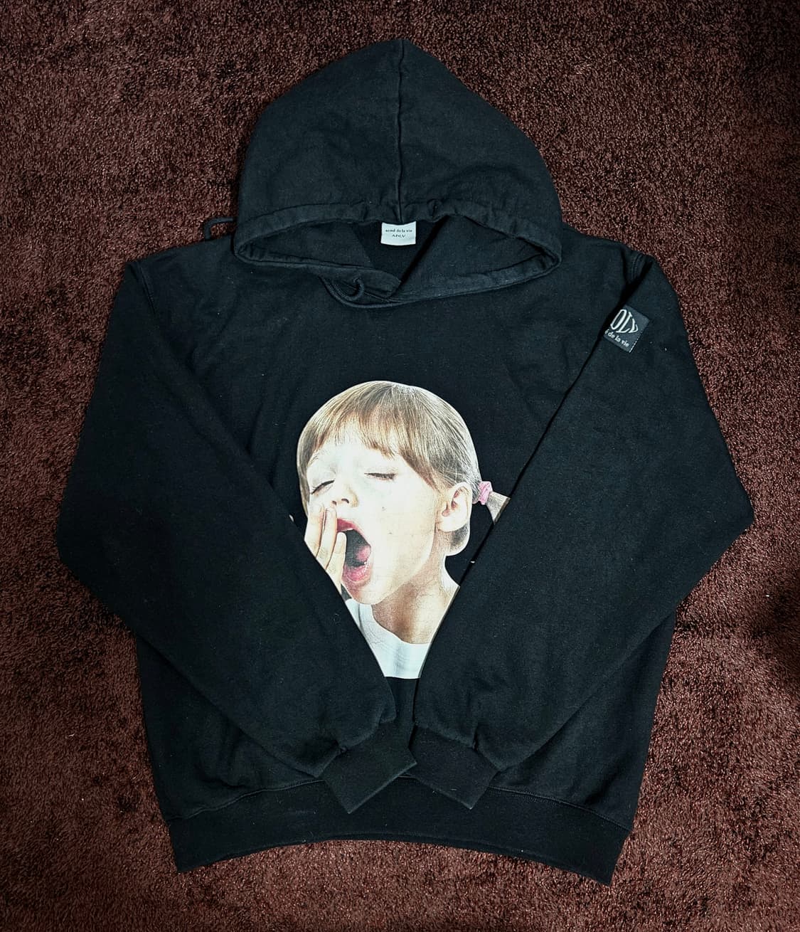 아크메드라비 ADLV 블랙 후드티 2 사이즈 상품이미지1