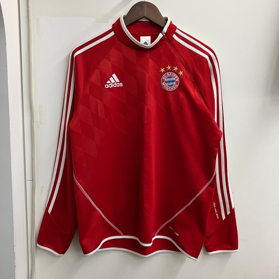 N3 아디다스 바이에르뮌헨 반집업 롱슬리브 맨투맨 상품이미지1