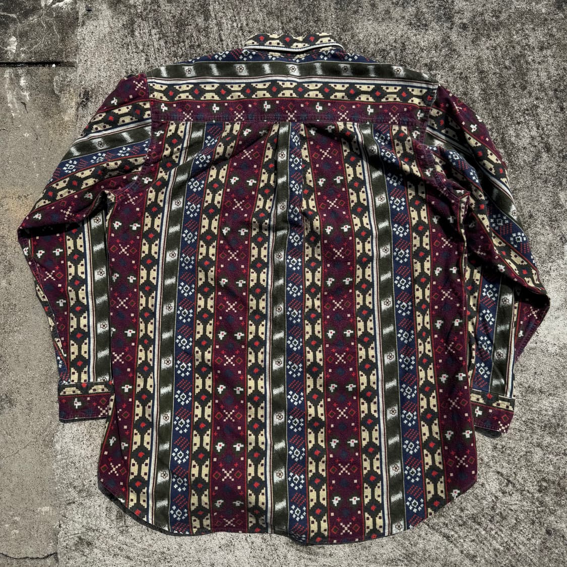 [XL~XXL] 90s Woolrich 울리치 아즈텍패턴 플란넬 셔츠 상품이미지2