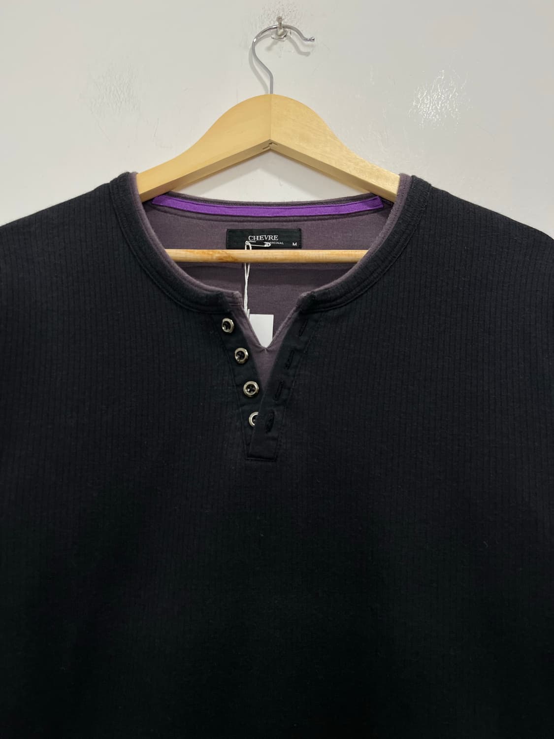 일본 빈티지 락시크 버튼 레이어드 롱슬리브 상품이미지3