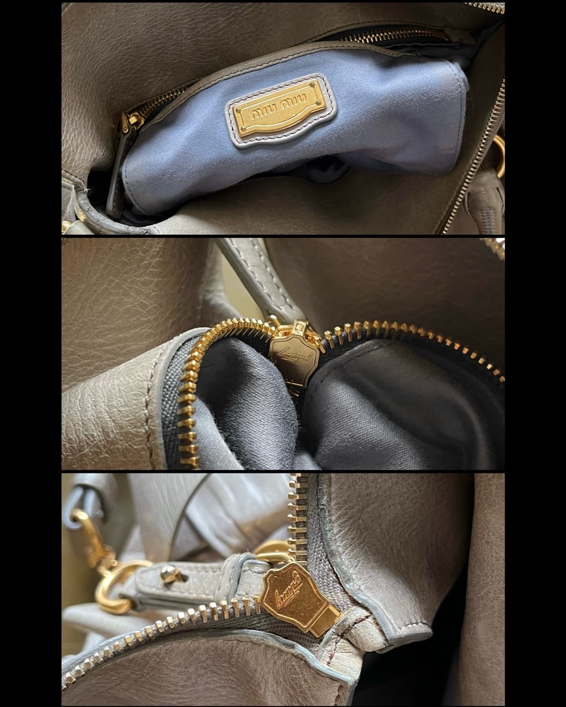 2000s MIU MIU Vitello Shine Ribbon Bag 상품이미지10