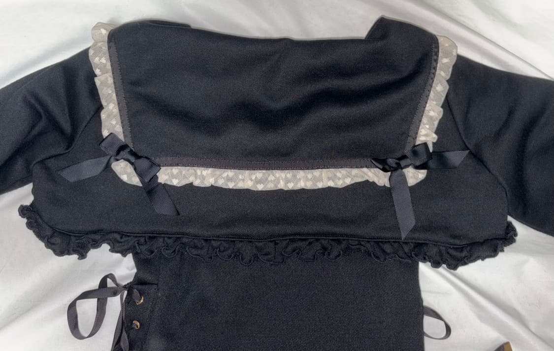 리즈리사 히메갸루 블랙 원피스 상품이미지3