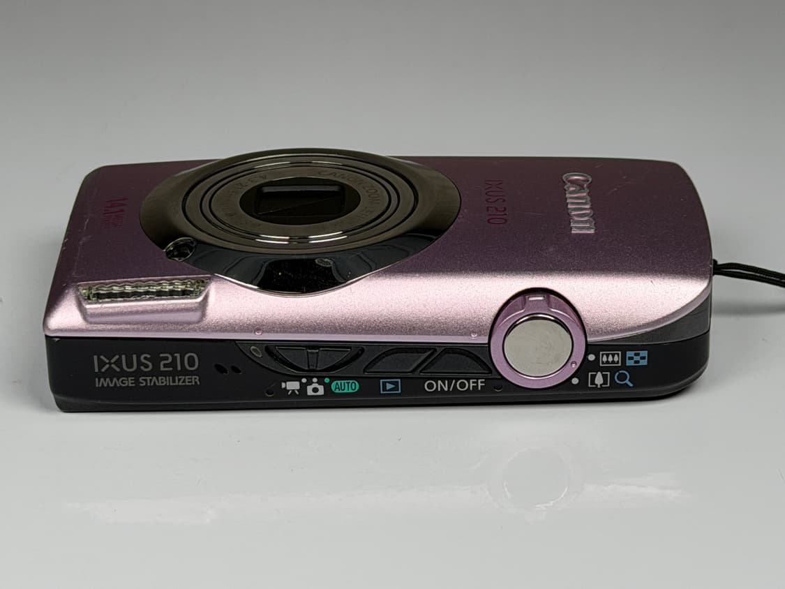 캐논 IXUS 익서스 210 IS 핑크 레트로 빈티지 카메라 한글판 상품이미지4