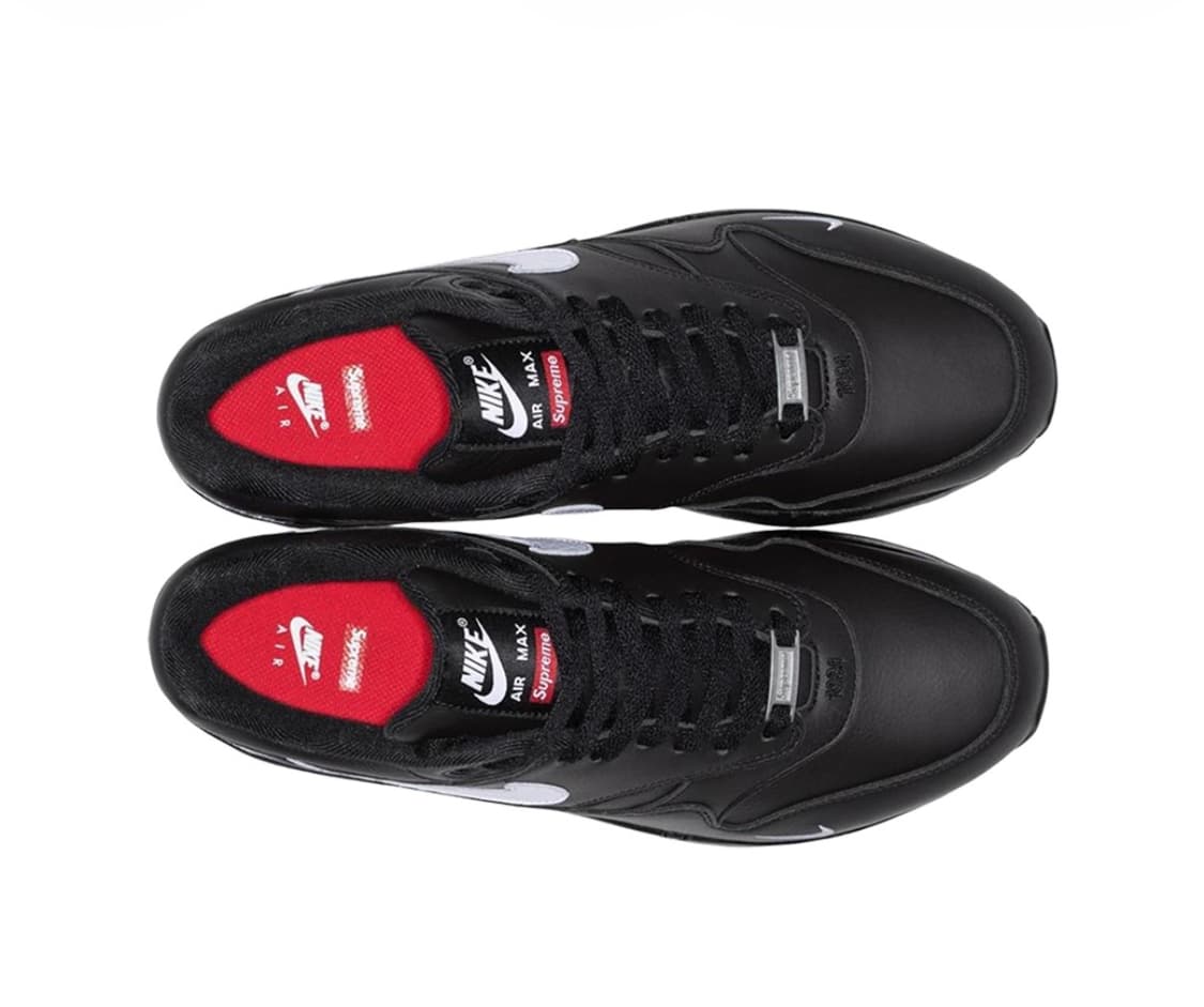 나이키 x 슈프림 에어맥스 1 '87 블랙 화이트 - 25SS 상품이미지2