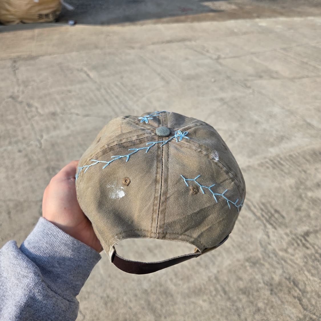 S.O/ 핸드페인팅, 자수 커스텀 캡 상품이미지2