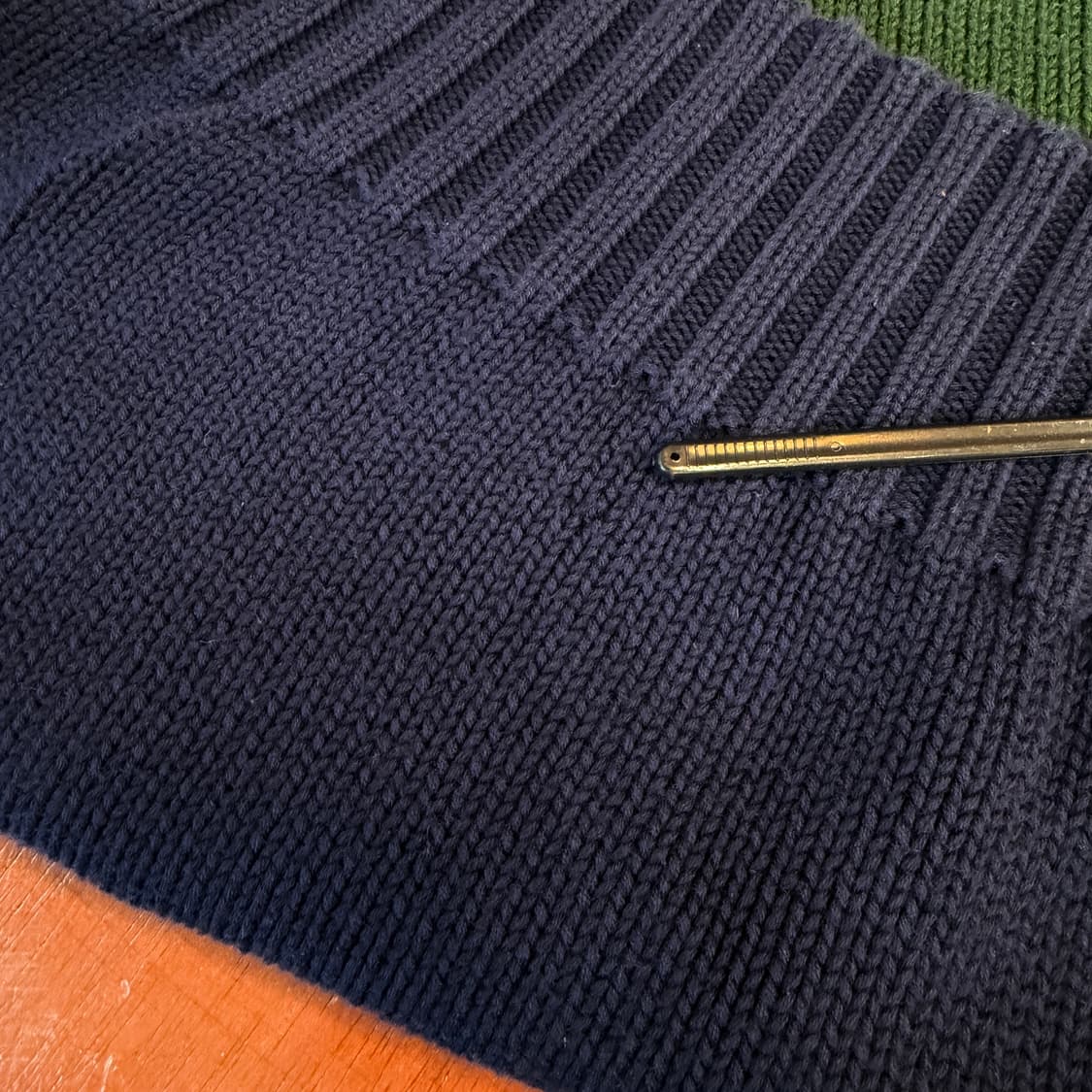 90s 폴로 랄프로렌 코튼 브이넥 니트 [ 95 ] 상품이미지5