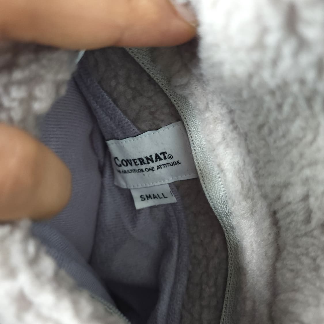 55[114] 커버낫 리버시블 양면 후리스 바람막이 자켓  상품이미지5