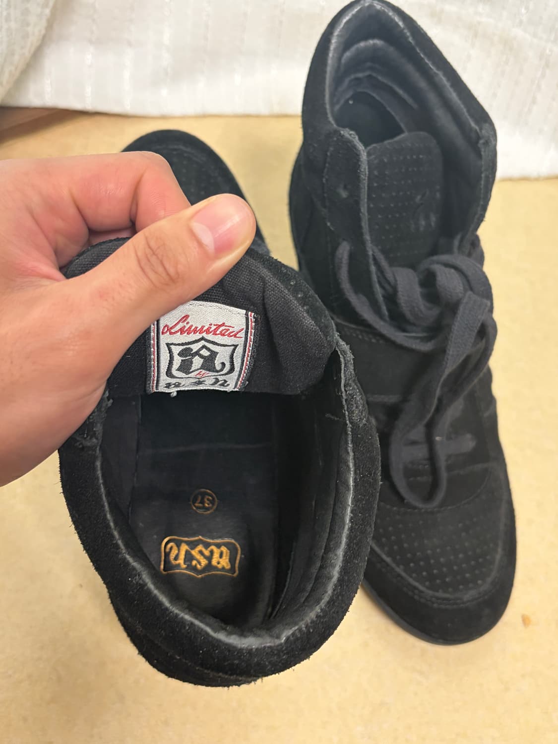 Ash suade wedge heel 상품이미지5