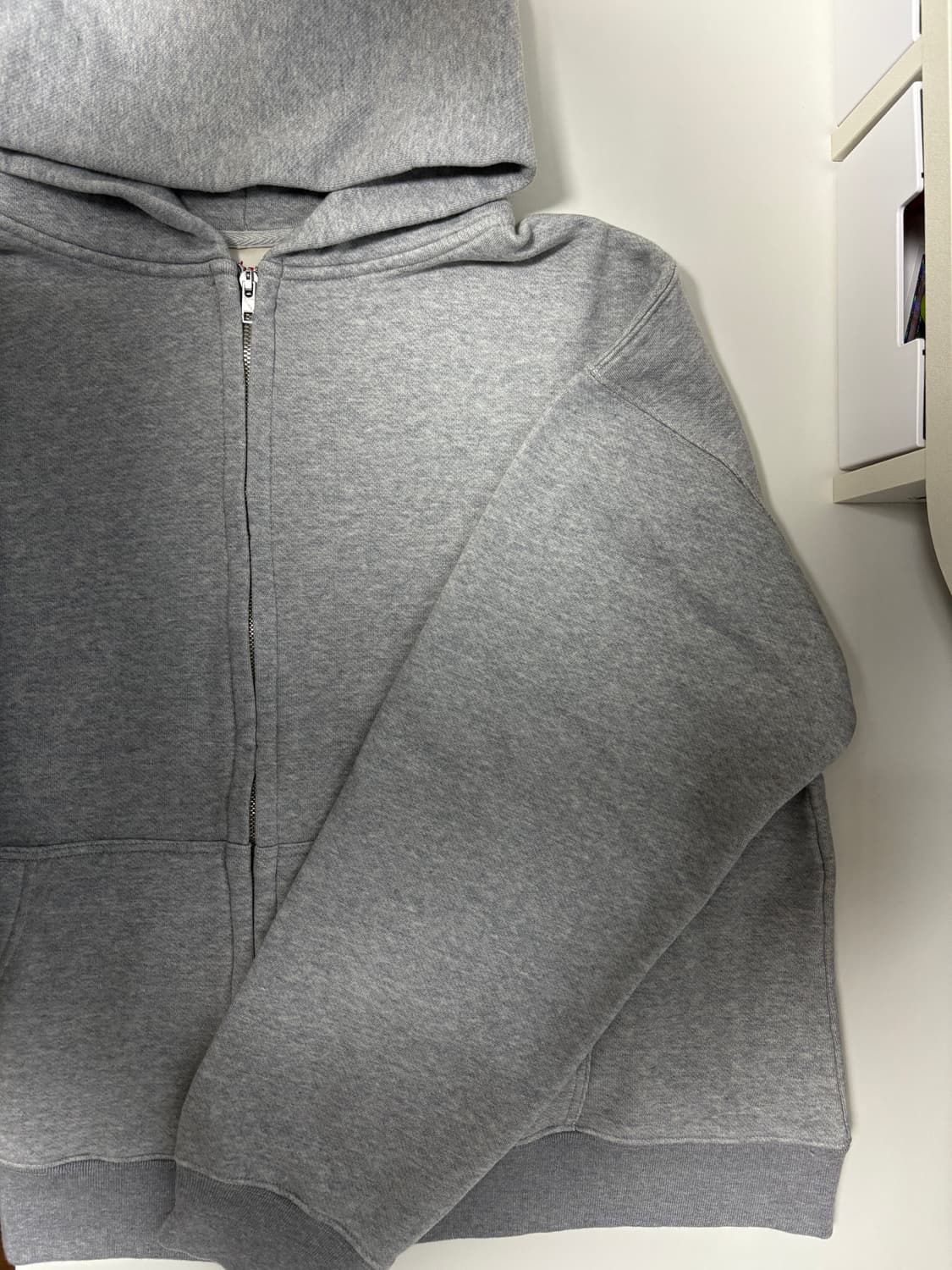 뤡코즈 모쿠티 후드 집업 그레이 2사이즈 상품이미지1