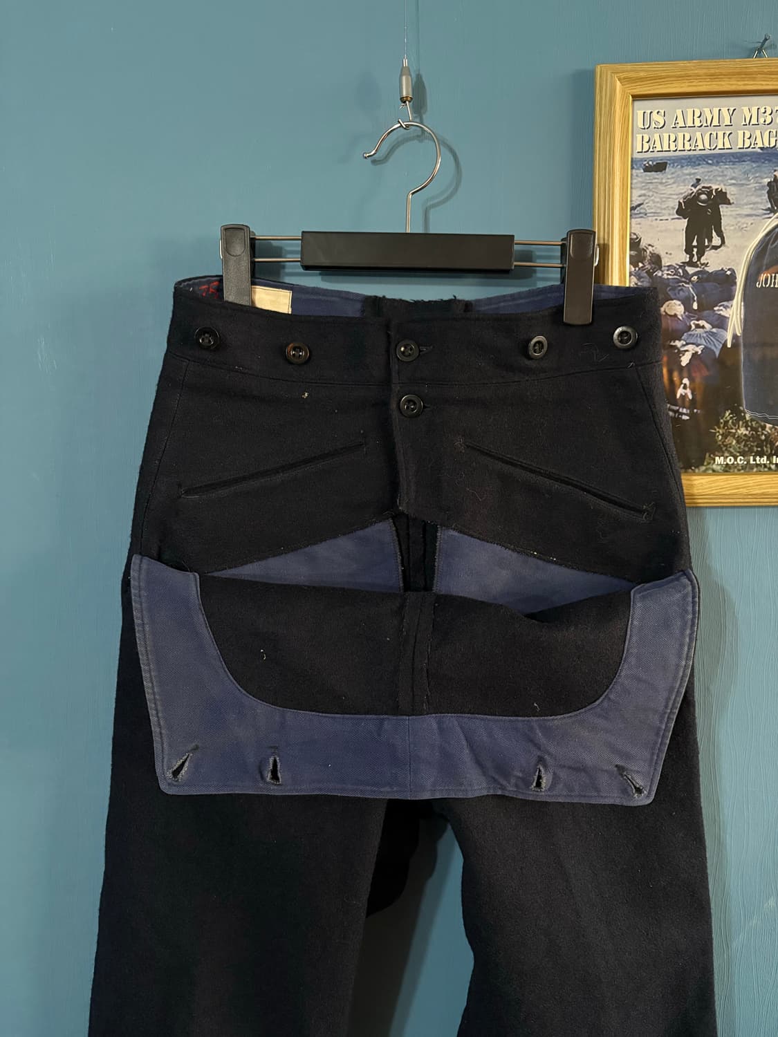 Rare!!! 50‘s French Navy Wool Sailor Pan 상품이미지5