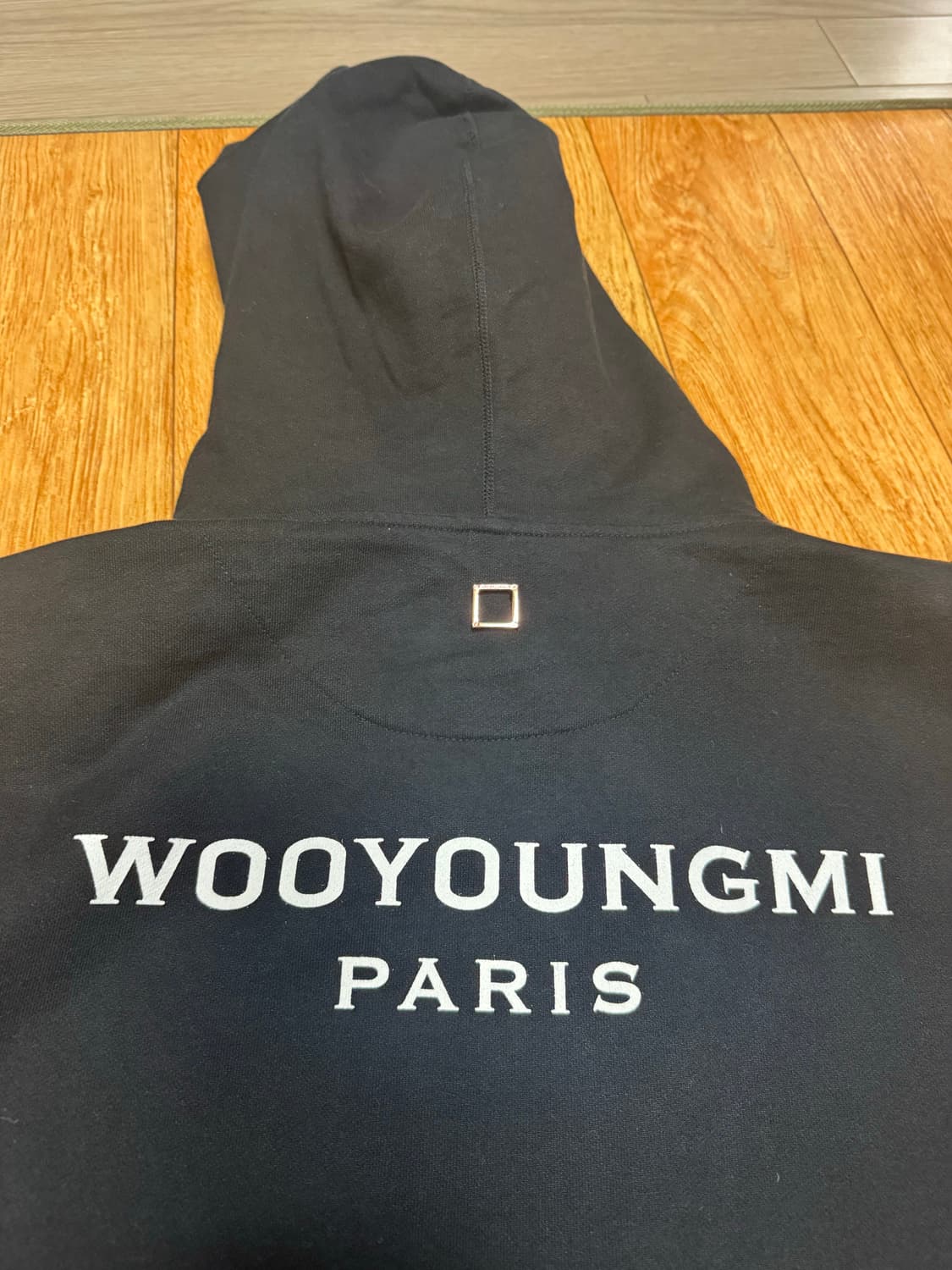 우영미 후드 백로고 블랙 52 상품이미지4