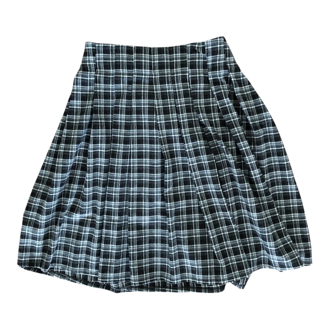 setupexe check wrap skirt black 상품이미지5