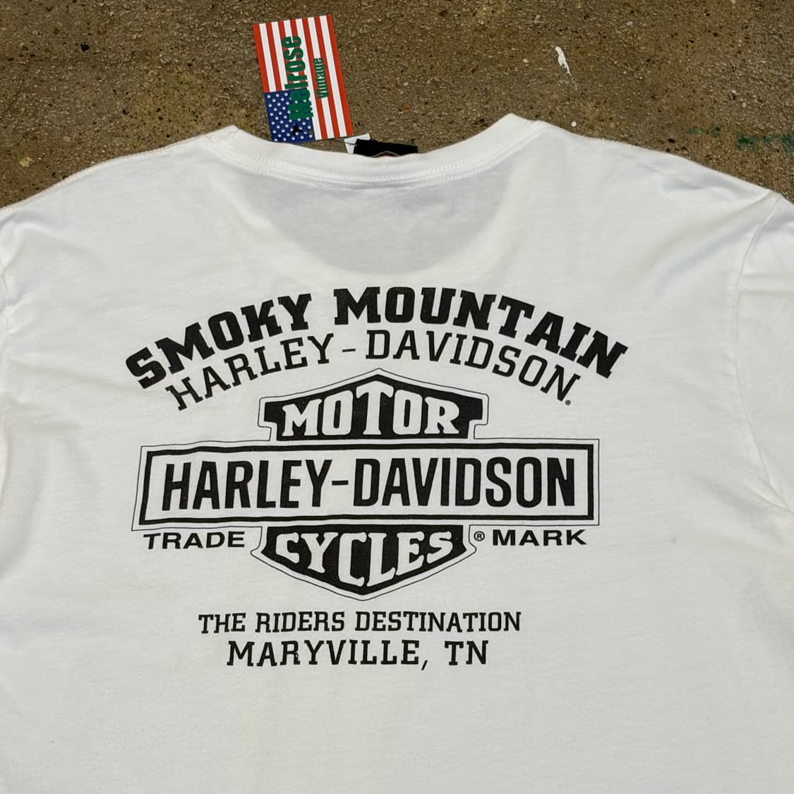 미국 빈티지 할리데이비슨 스모키마운틴 롱슬리브 긴팔티 상품이미지8