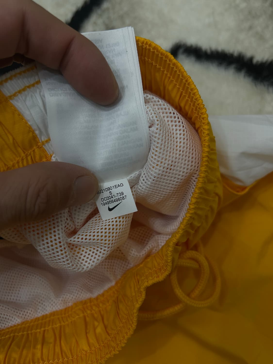 [S]나이키 우먼 우븐 조거 팬츠/엘로우 상품이미지6
