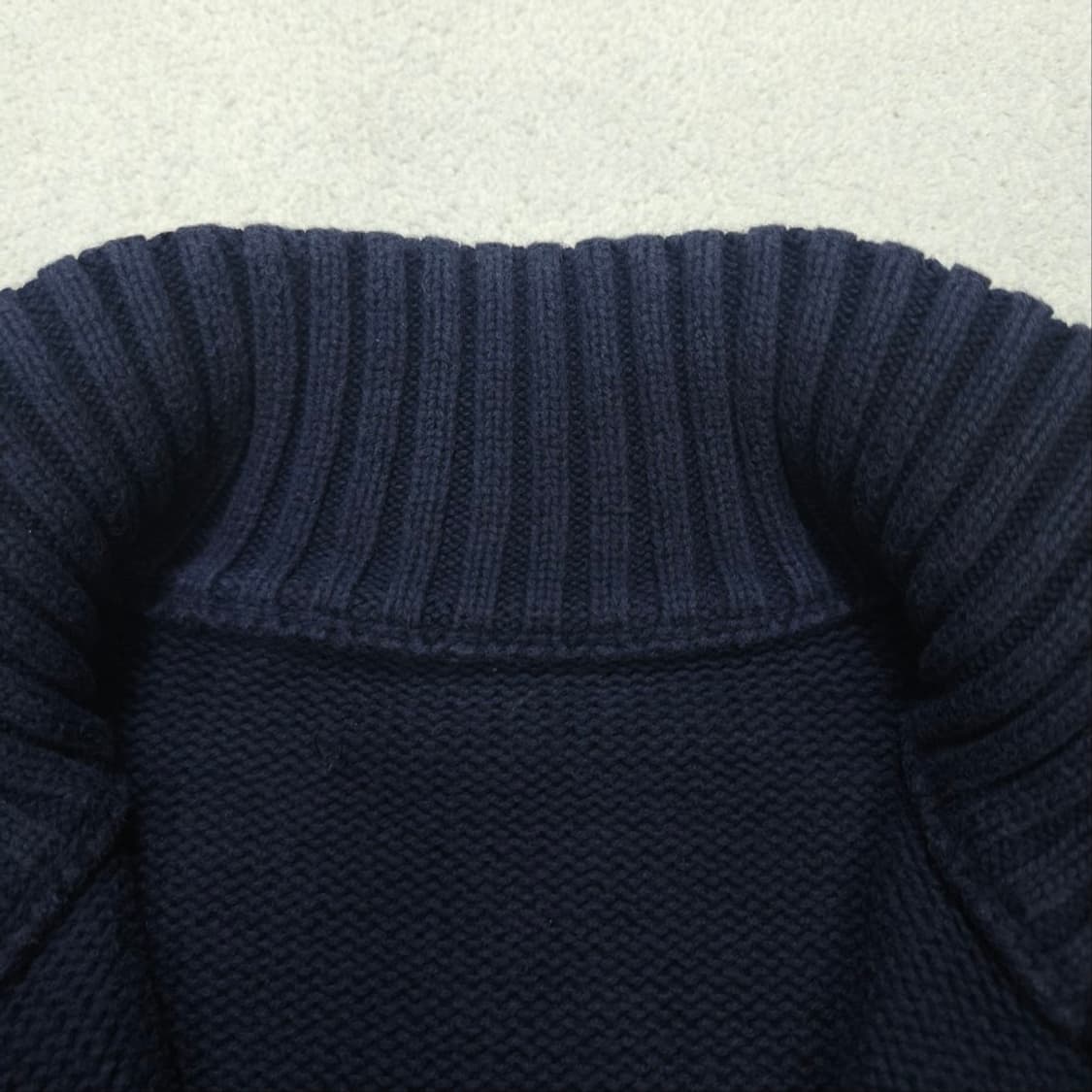 폴로 랄프 로렌 반집업 니트 네이비 상품이미지6