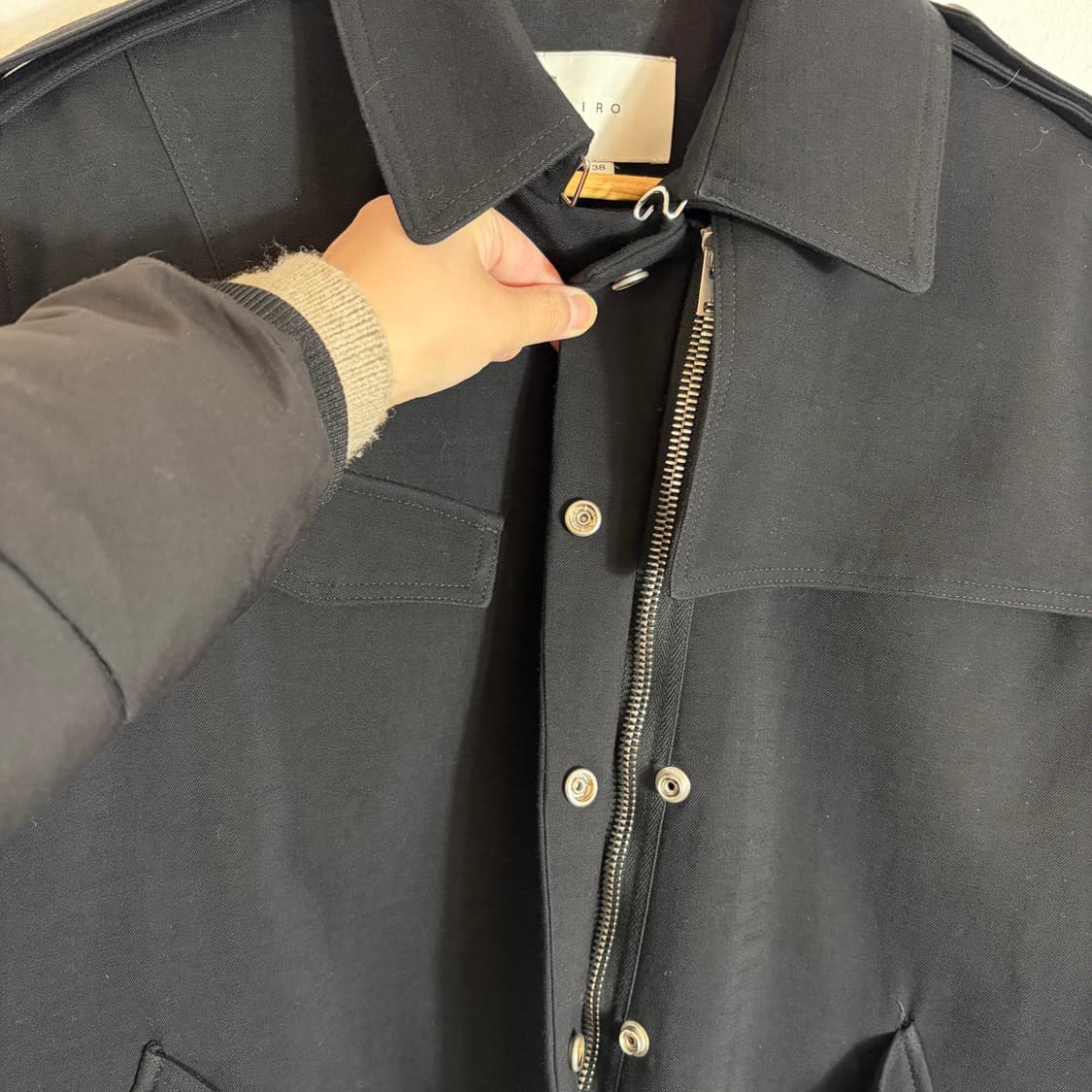 IRO AMBROSE 블랙 숏자켓(38) 상품이미지5