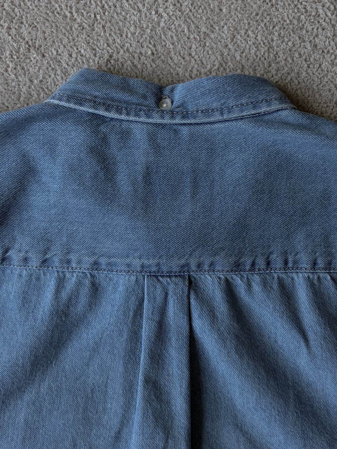 자라 데님 버튼다운 셔츠 상품이미지7