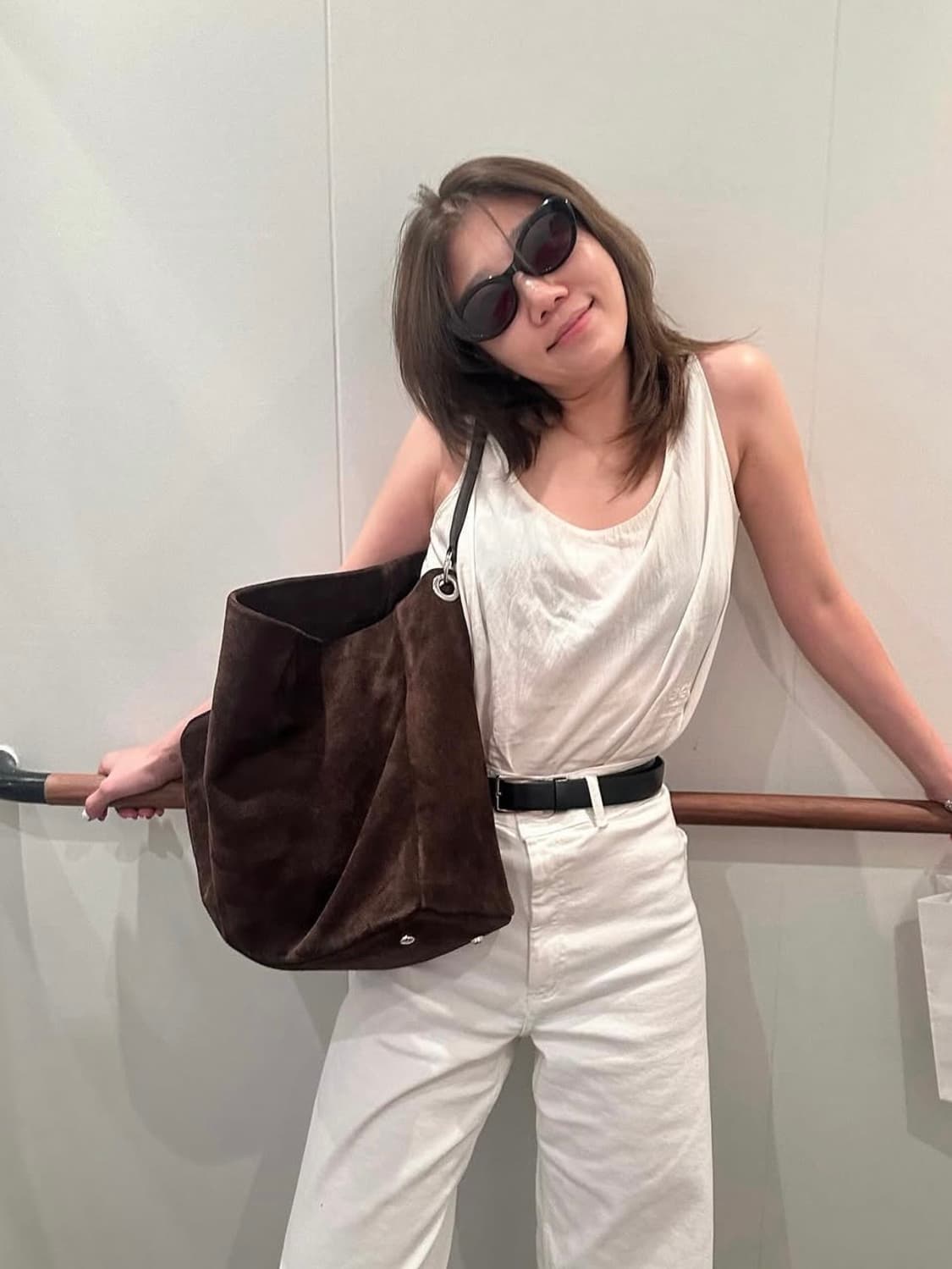 DEINET SUEDE BIG BAG 다이닛 스웨이드 빅백 상품이미지2