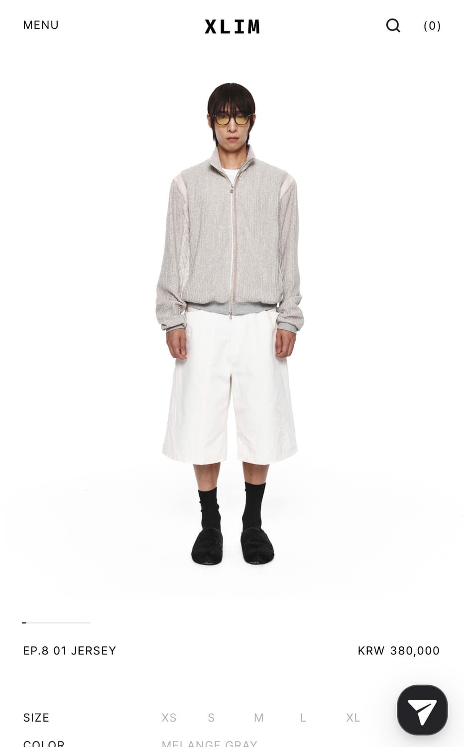 엑슬림 져지 xlim jersey ep8 멜란지그레이색 xs 상품이미지1