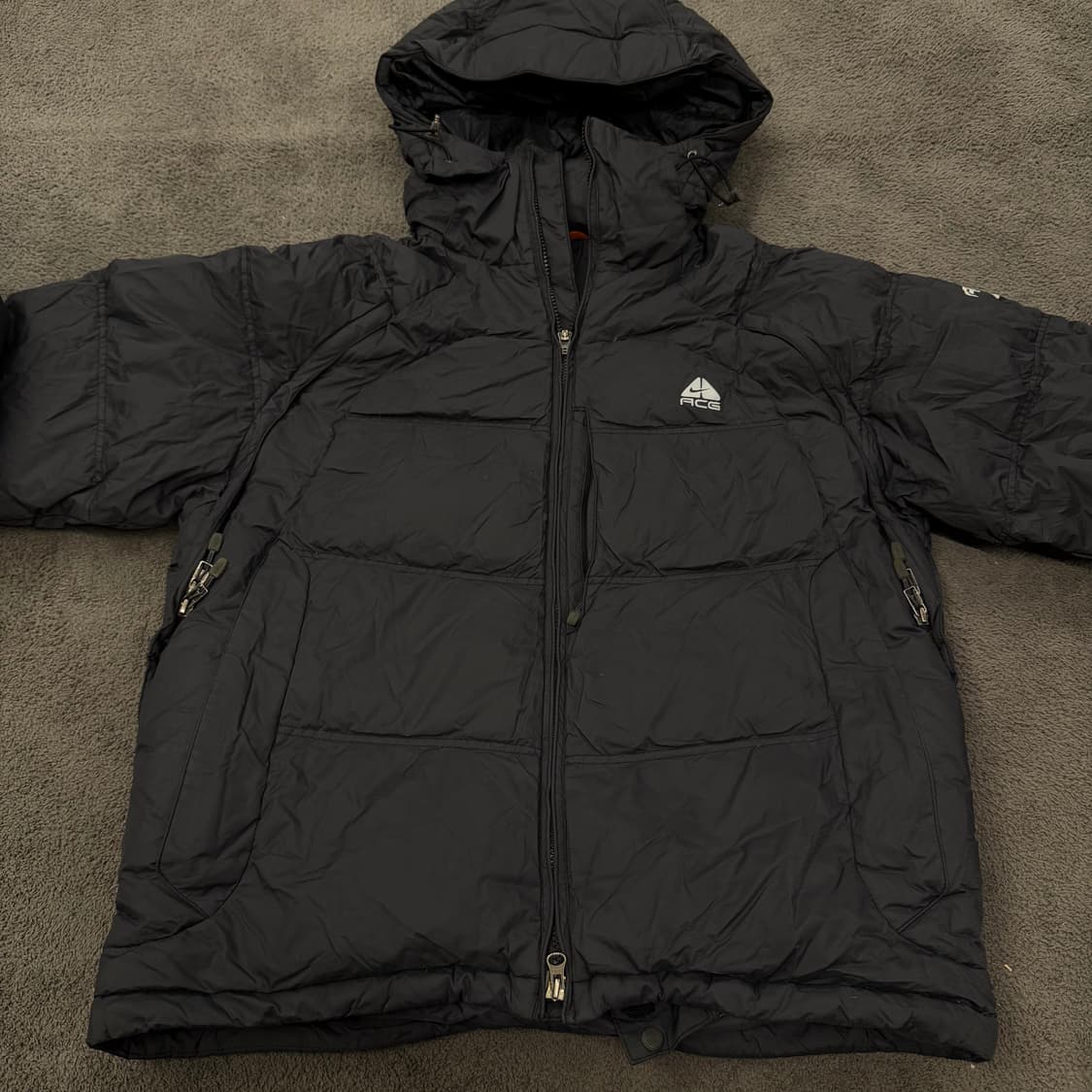 [ 정품/M,100 ] 나이키 ACG 블랙 구스다운 패딩 자켓 상품이미지2