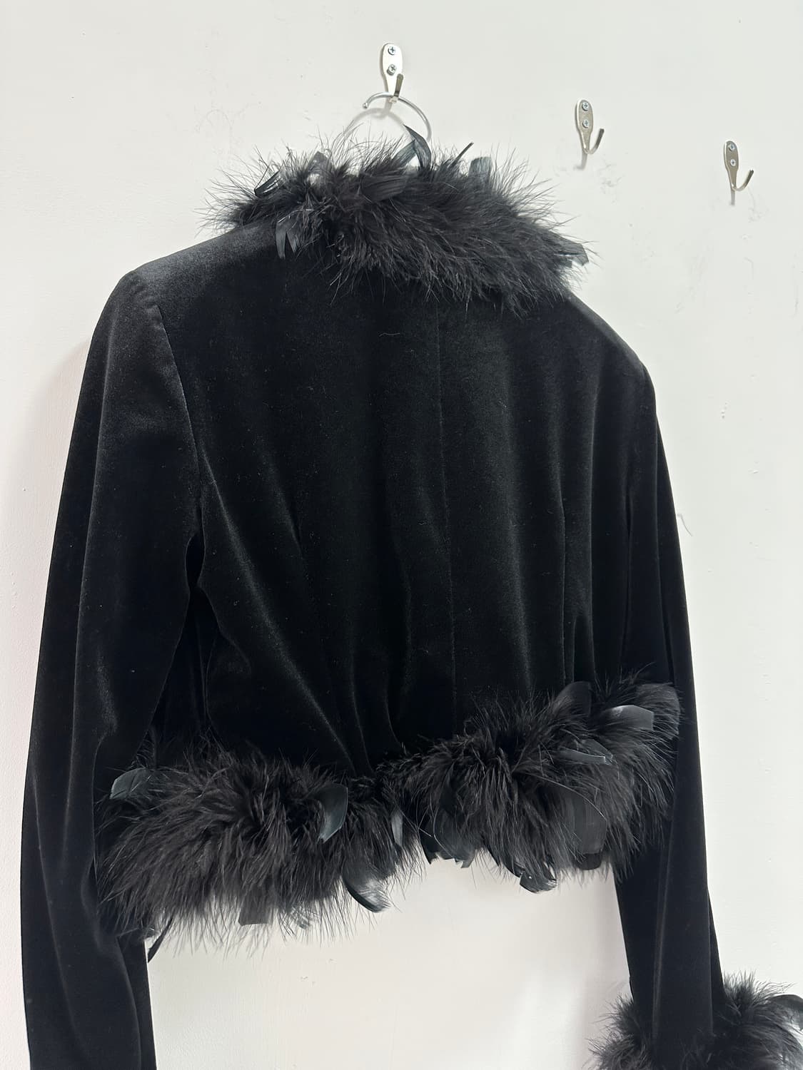 Leggy Press velvet fur cardigan  상품이미지9
