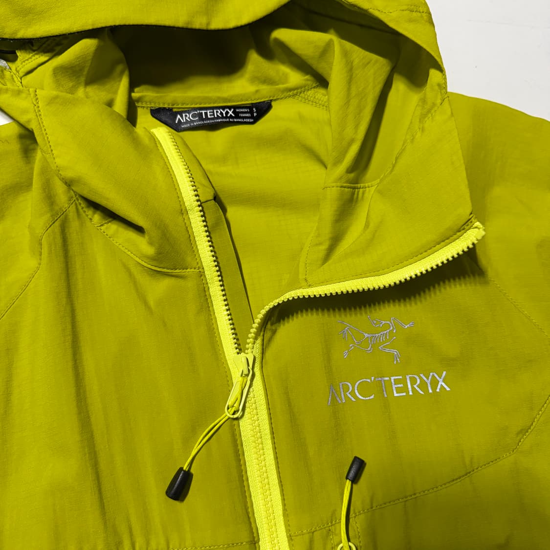 아크테릭스 라임 스쿼미시 바람막이 자켓 W (S) 상품이미지3