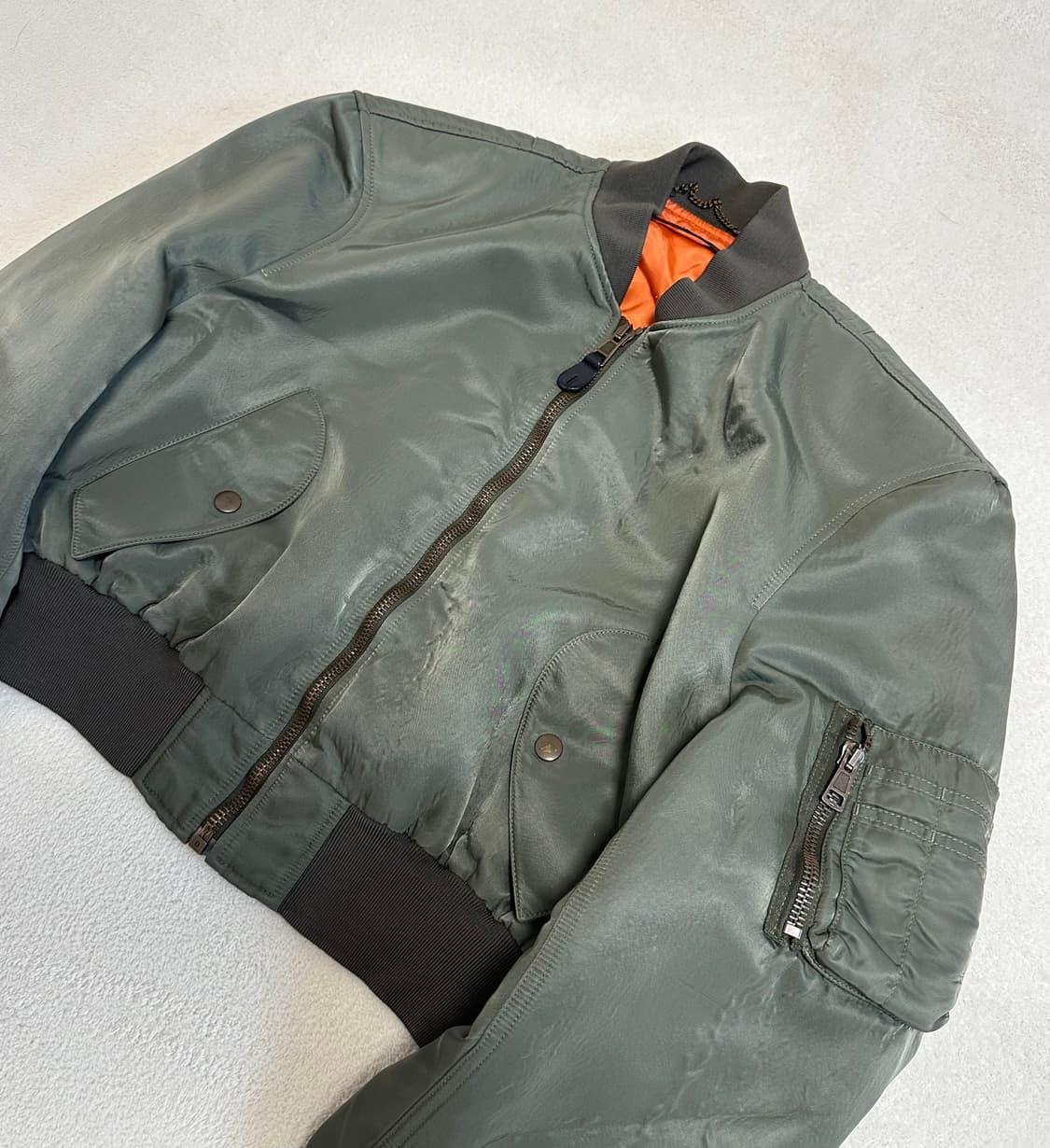 [ L ] 17ss 발렌시아가 크롭 봄버 상품이미지5