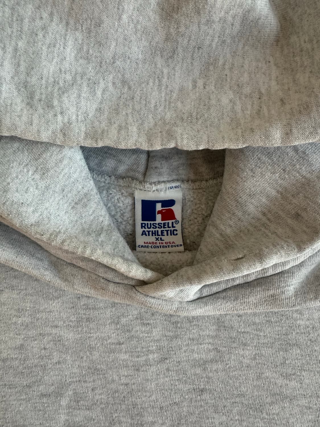 90s 빈티지 러셀 후드 그레이 XL USA 상품이미지5