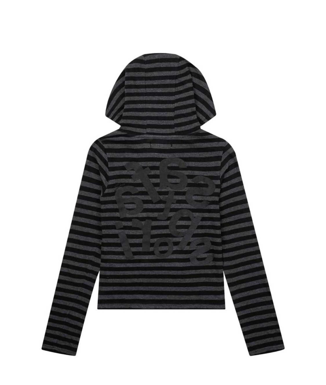 사파리스팟 1/2 스프라이프 후디 블랙 상품이미지3