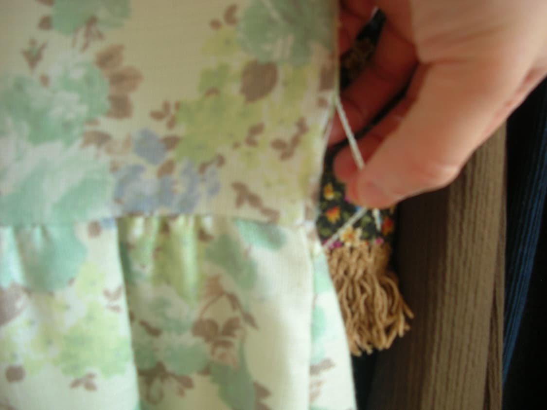 빈티지 플라워 패턴 원피스 상품이미지6