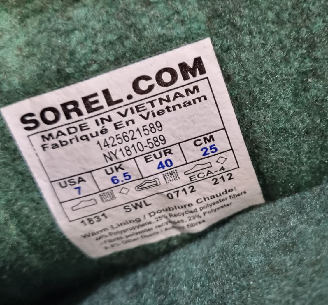미착용 소렐 부츠250 상품이미지4