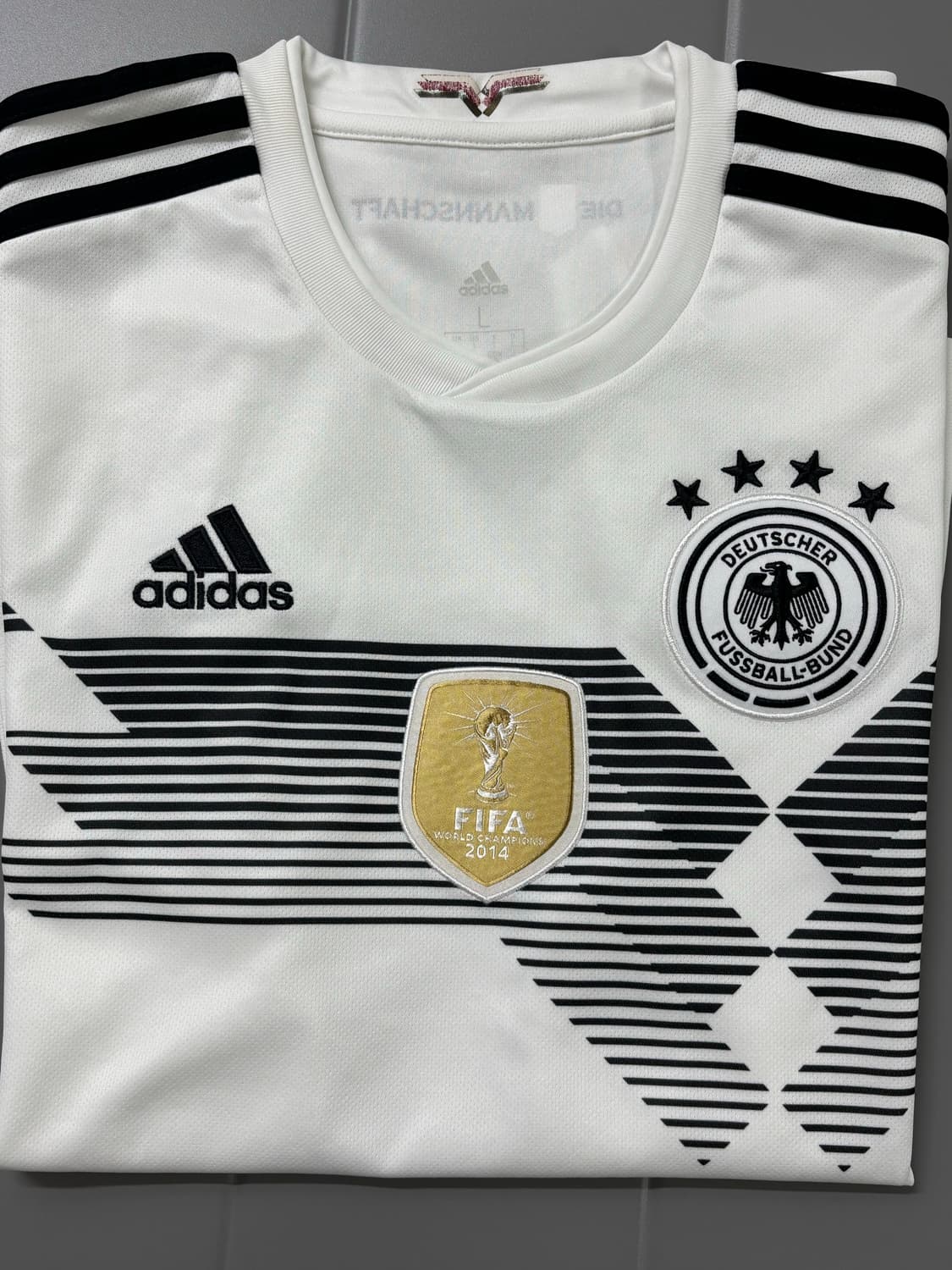 [L] 아디다스  2018 월드컵 DFB 독일 유니폼 홈저지 상품이미지5