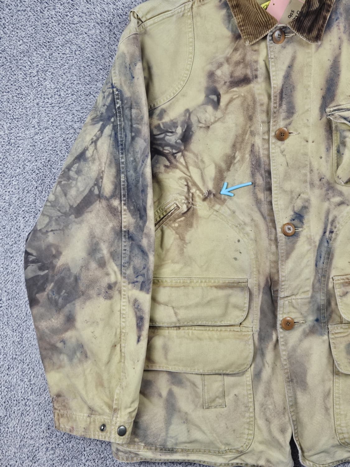 90's 폴로랄프로렌 다잉 워시드 커스텀 헌팅 자켓 (L) / 10103 상품이미지6