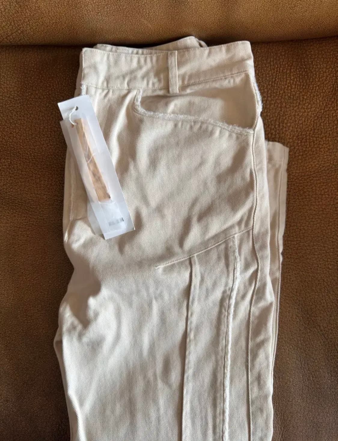 엑슬림 02트라우져 아이보리 1사이즈 상품이미지3